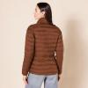 imageAmazon Essentials Womens Lightweight LongSleeve WaterResistant Packable Puffer Jacket Available in Plus SizeDark Toffee Brown