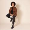 imageAmazon Essentials Womens Lightweight LongSleeve WaterResistant Packable Puffer Jacket Available in Plus SizeDark Toffee Brown