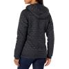 imageAmazon Essentials Womens Lightweight Quilted FullZip WaterResistant SherpaLined Hooded Puffer JacketBlack