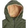 imageAmazon Essentials Womens Lightweight Quilted FullZip WaterResistant SherpaLined Hooded Puffer JacketOlive