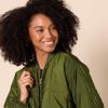 imageAmazon Essentials Womens Oversized Quilted Coat Available in Plus SizeDark Olive