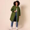 imageAmazon Essentials Womens Oversized Quilted Coat Available in Plus SizeDark Olive