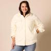 imageAmazon Essentials Womens Oversized Teddy Sherpa Shirt Jacket Previously GoodthreadsCream