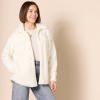 imageAmazon Essentials Womens Oversized Teddy Sherpa Shirt Jacket Previously GoodthreadsCream