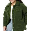 imageAmazon Essentials Womens Oversized Teddy Sherpa Shirt Jacket Previously GoodthreadsOlive