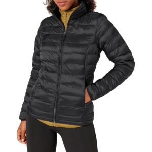 imageAmazon Essentials Womens Lightweight LongSleeve WaterResistant Packable Puffer Jacket Available in Plus SizeBlack