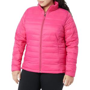 imageAmazon Essentials Womens Lightweight LongSleeve WaterResistant Packable Puffer Jacket Available in Plus SizeHot Pink