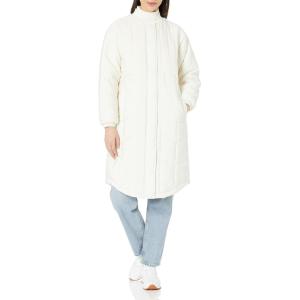 imageAmazon Essentials Womens Oversized Quilted Coat Available in Plus SizeEggshell White