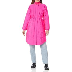 imageAmazon Essentials Womens Oversized Quilted Coat Available in Plus SizeNeon Pink