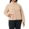 imageAmazon Essentials Womans Fleece ZipUp Sherpa JacketBlush