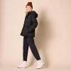 imageAmazon Essentials Womens Heavyweight Quilted Hooded Puffer Winter Jacket with Adjustable WaistBlack