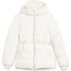 imageAmazon Essentials Womens Heavyweight Quilted Hooded Puffer Winter Jacket with Adjustable WaistIvory