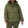 imageAmazon Essentials Womens Heavyweight Quilted Hooded Puffer Winter Jacket with Adjustable WaistOlive