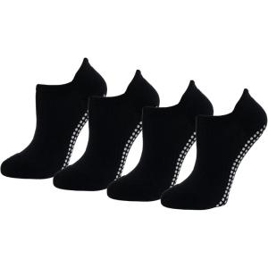 imageAmazon Essentials Womens Athletic Grip Ankle Socks 4 PairsBlack