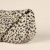 imageAmazon Essentials Nylon Flap BagBeige Leopard Print