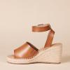 imageAmazon Essentials Womens Comfortable Wedge Espadrille SandalTan