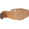 imageAmazon Essentials Womens Crossover Heeled Sandal with Padded Straps and Memory Foam InsoleBeige Faux Microsuede