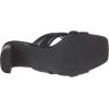 imageAmazon Essentials Womens Crossover Heeled Sandal with Padded Straps and Memory Foam InsoleBlack Faux Leather