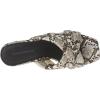 imageAmazon Essentials Womens Crossover Heeled Sandal with Padded Straps and Memory Foam InsoleMulti Faux Snake Skin