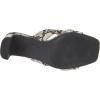 imageAmazon Essentials Womens Crossover Heeled Sandal with Padded Straps and Memory Foam InsoleMulti Faux Snake Skin
