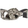 imageAmazon Essentials Womens Crossover Heeled Sandal with Padded Straps and Memory Foam InsoleMulti Faux Snake Skin