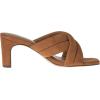 imageAmazon Essentials Womens Crossover Heeled Sandal with Padded Straps and Memory Foam InsoleTan Faux Microsuede