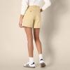 imageAmazon Essentials Womens HighRise RelaxedFit Elastic Back ShortTan