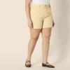 imageAmazon Essentials Womens HighRise RelaxedFit Elastic Back ShortTan