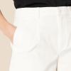 imageAmazon Essentials Womens HighRise RelaxedFit Elastic Back ShortWhite