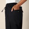 imageAmazon Essentials Womens MidRise RelaxedFit FullLength Parachute PantBlack