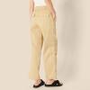 imageAmazon Essentials Womens MidRise RelaxedFit FullLength Parachute PantTan