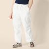 imageAmazon Essentials Womens MidRise RelaxedFit FullLength Parachute PantWhite