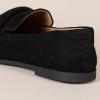 imageAmazon Essentials Womens Soft Moccasins Toe LoaferBlack Faux Microsuede