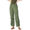 imageAmazon Essentials Womens MidRise RelaxedFit FullLength Parachute PantDark Olive