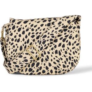 imageAmazon Essentials Nylon Flap BagBeige Leopard Print