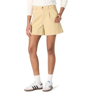 imageAmazon Essentials Womens HighRise RelaxedFit Elastic Back ShortTan