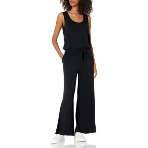 imageAmazon Essentials Womens Sleeveless Scoopneck WideLeg JumpsuitBlack