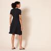 imageAmazon Essentials Womens Short Sleeve FauxWrap DressBlack