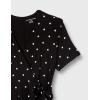 imageAmazon Essentials Womens Short Sleeve FauxWrap DressBlack Dots