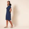 imageAmazon Essentials Womens Short Sleeve FauxWrap DressNavy