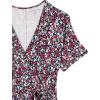 imageAmazon Essentials Womens Short Sleeve FauxWrap DressNavy Ditsy Floral