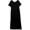 imageAmazon Essentials Womens ShortSleeve Waisted Maxi Dress Available in Plus SizeBlack