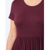 imageAmazon Essentials Womens ShortSleeve Waisted Maxi Dress Available in Plus SizeBurgundy