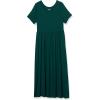 imageAmazon Essentials Womens ShortSleeve Waisted Maxi Dress Available in Plus SizeJade Green