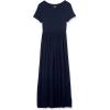 imageAmazon Essentials Womens ShortSleeve Waisted Maxi Dress Available in Plus SizeNavy
