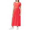 imageAmazon Essentials Womens ShortSleeve Waisted Maxi Dress Available in Plus SizeRed