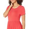 imageAmazon Essentials Womens ShortSleeve Waisted Maxi Dress Available in Plus SizeRed