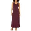 imageAmazon Essentials Womens Tank Maxi DressBurgundy