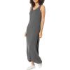 imageAmazon Essentials Womens Tank Maxi DressCharcoal Heather