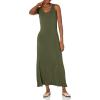 imageAmazon Essentials Womens Tank Maxi DressDark Olive